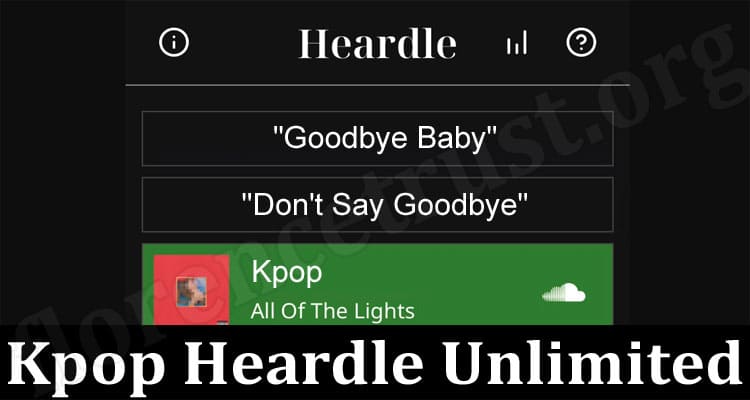 Latest News Kpop Heardle Unlimited