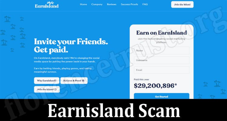 Latest News Earnisland Scam