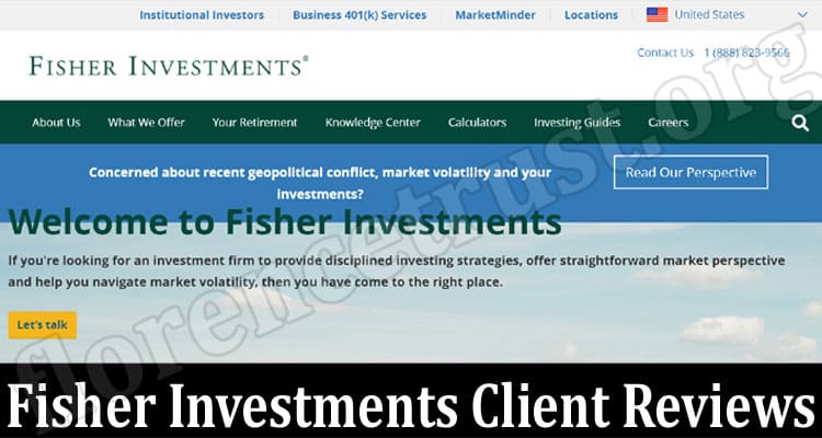 Latest News Fisher Investments Client Reviews