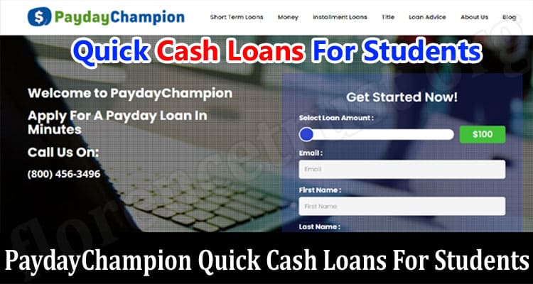 PaydayChampion Quick Cash Loans For Students With Emergency Needs