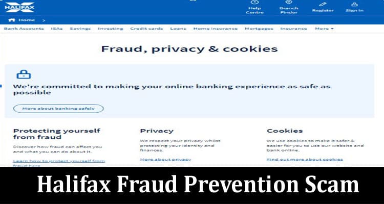 Latest News Halifax Fraud Prevention Scam